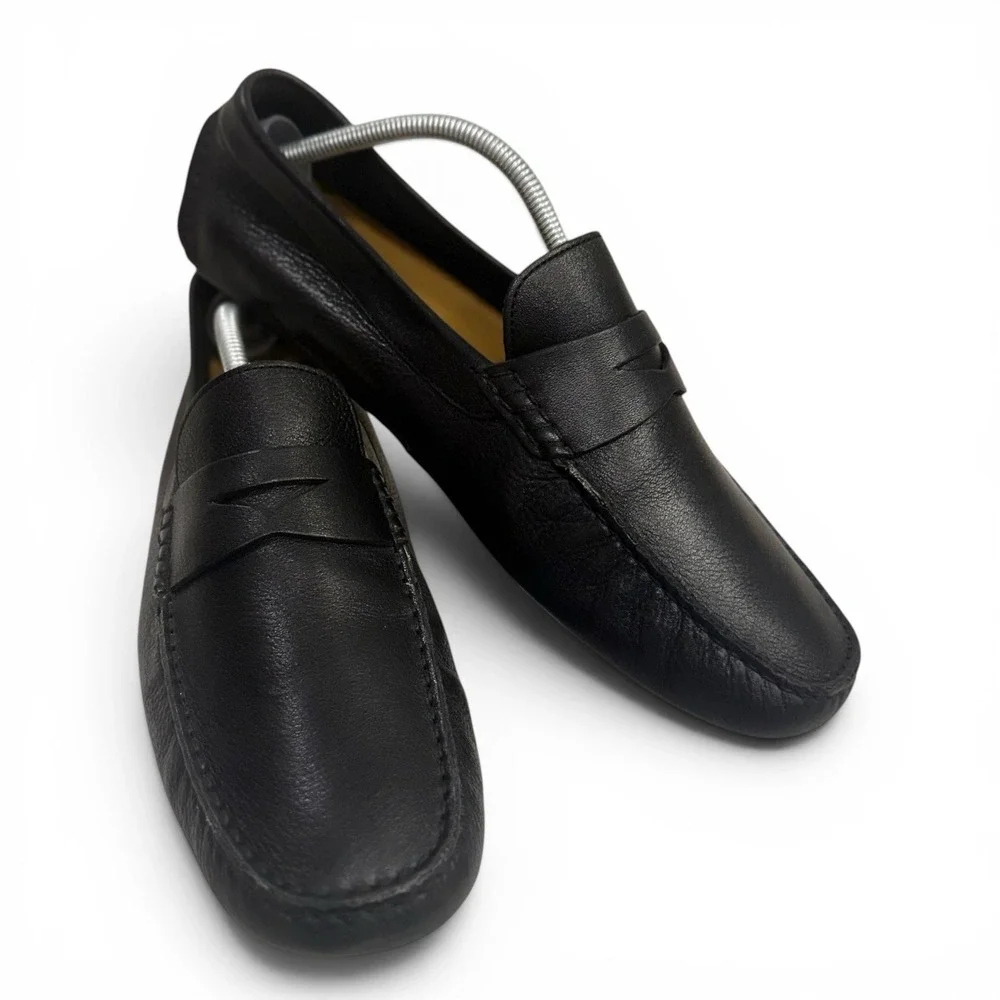 Cole Haan C04535 Black Howland Penny Loafers Driving Mocs Soft Comfort Mens 11 W